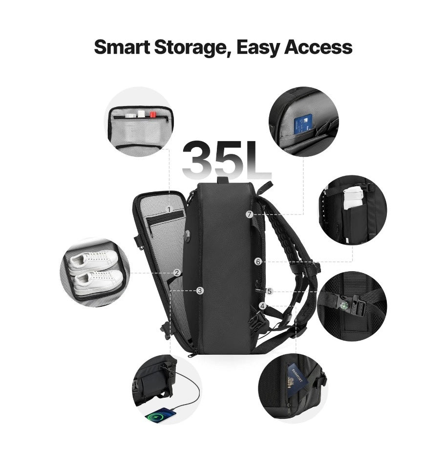 Aero Compress - Ultimate Expandable Compression Backpack