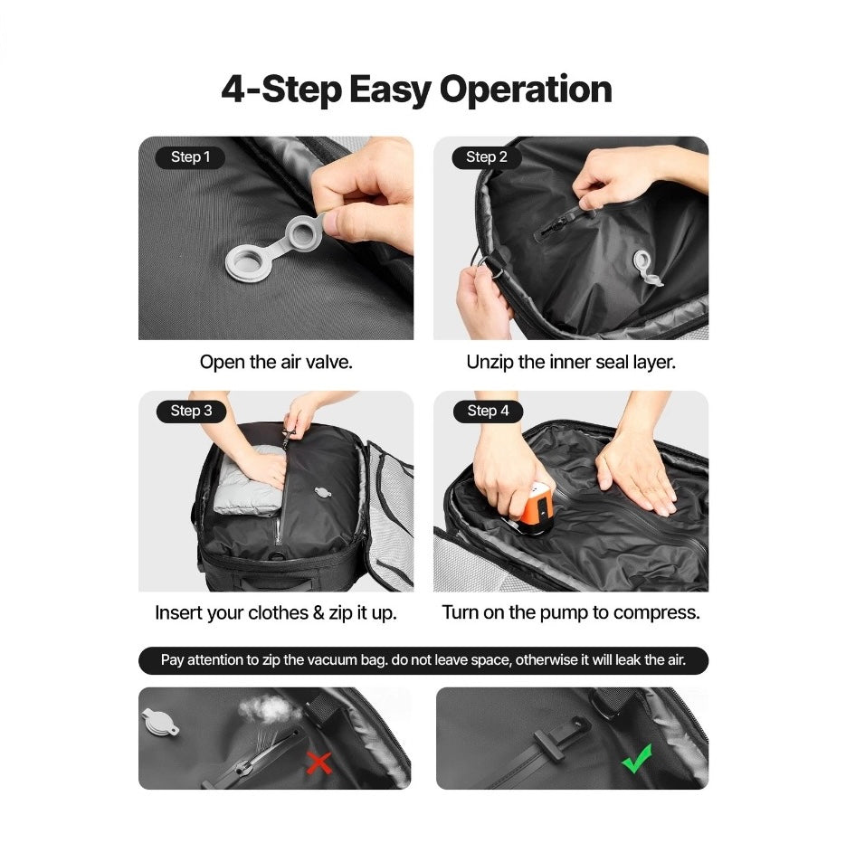 Aero Compress - Ultimate Expandable Compression Backpack